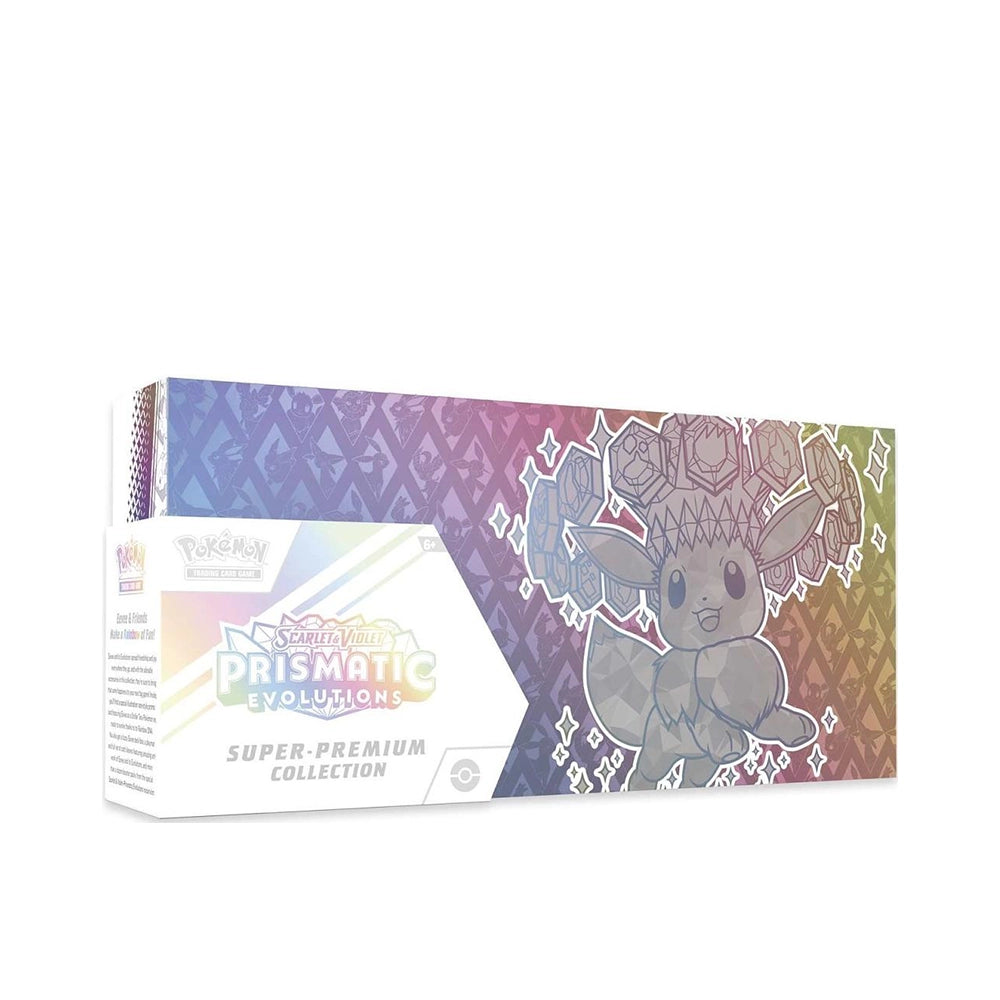 Pokémon TCG: Scarlet & Violet—Prismatic Evolutions Super-Premium Collection – 15 Booster Packs