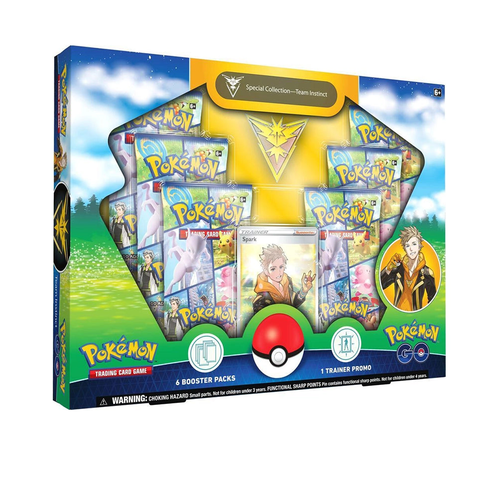 Pokémon TCG: Pokémon GO Special Collection—Team Instinct – Spark – 6 Booster Packs