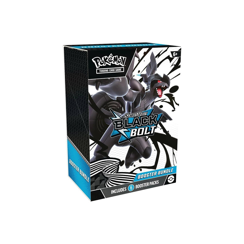 Pokémon TCG: Scarlet & Violet—Black Bolt Booster Bundle – 6 Booster Packs