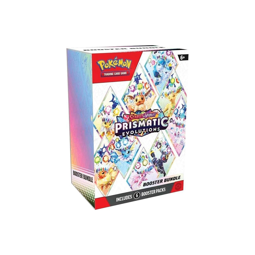 Pokémon TCG: Scarlet & Violet—Prismatic Evolutions Booster Bundle – 6 Booster Packs