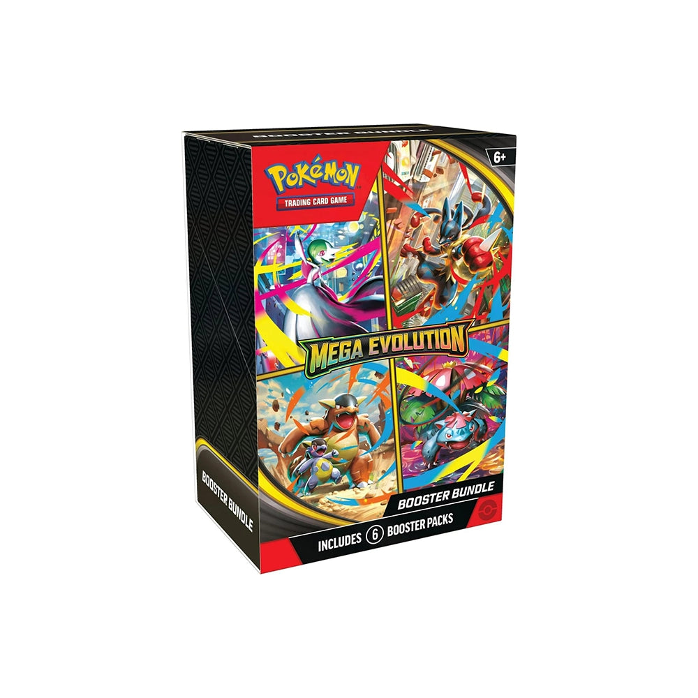 Pokémon TCG: Mega Evolution Booster Bundle – 6 Booster Packs