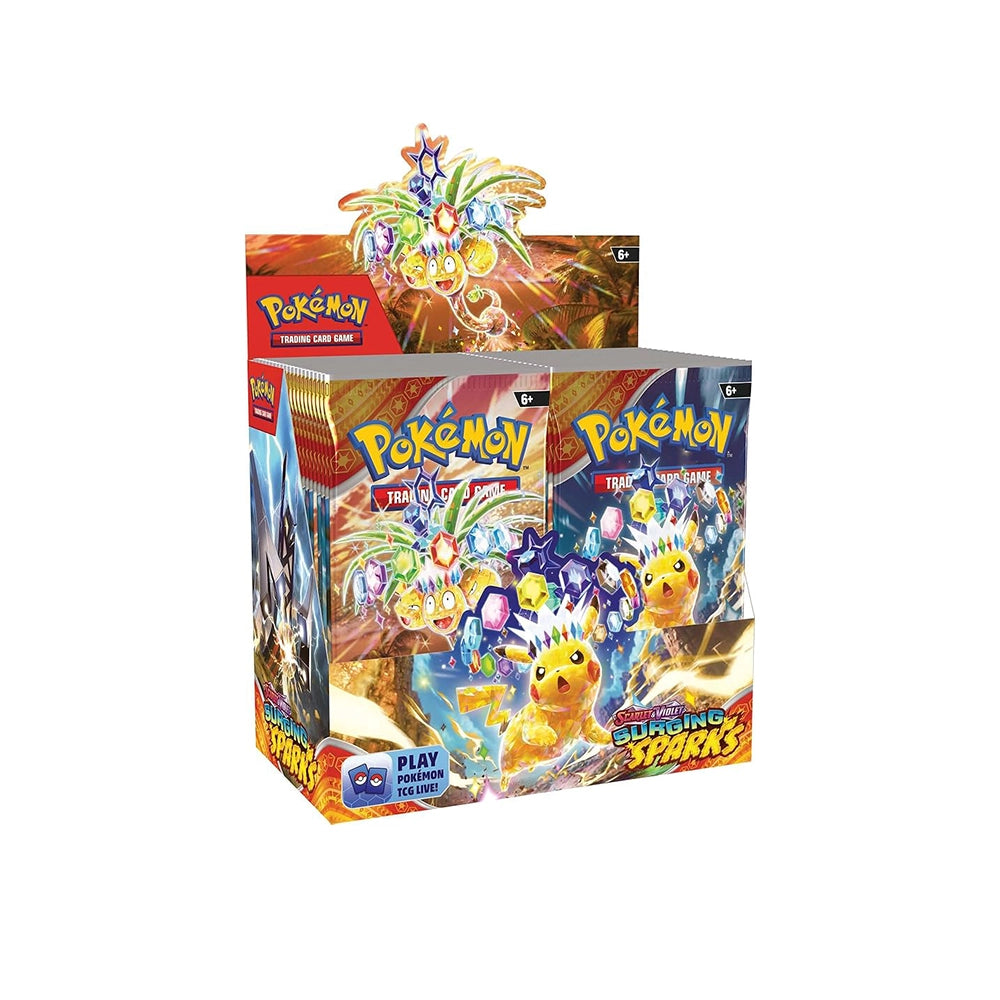 Pokémon TCG: Scarlet & Violet—Surging Sparks Booster Box – 36 Booster Packs