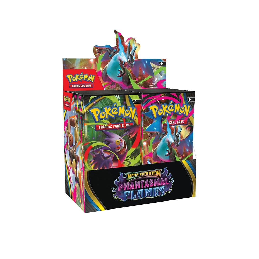 Pokémon TCG: Mega Evolution—Phantasmal Flames Booster Box – 36 Booster Packs