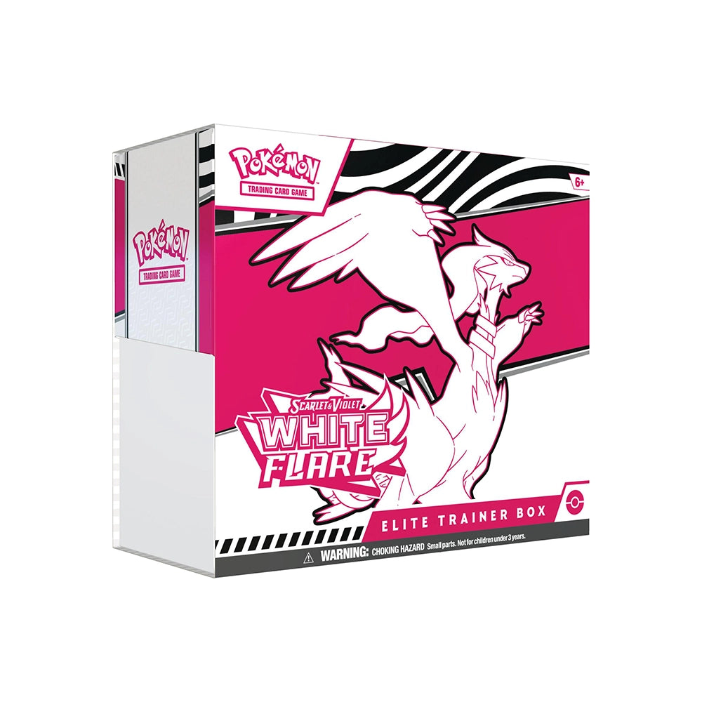 Pokémon TCG: Scarlet & Violet—White Flare Elite Trainer Box – 9 Booster Packs