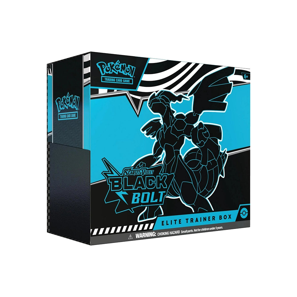 Pokémon TCG: Scarlet & Violet—Black Bolt Elite Trainer Box – 9 Booster Packs