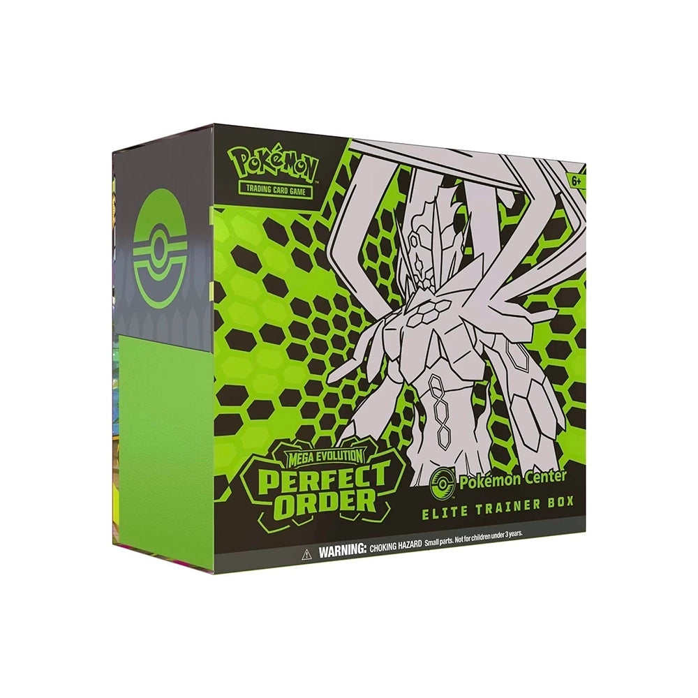 Pokémon TCG: Mega Evolution—Perfect Order Pokémon Center Elite Trainer Box – 11 Booster Packs